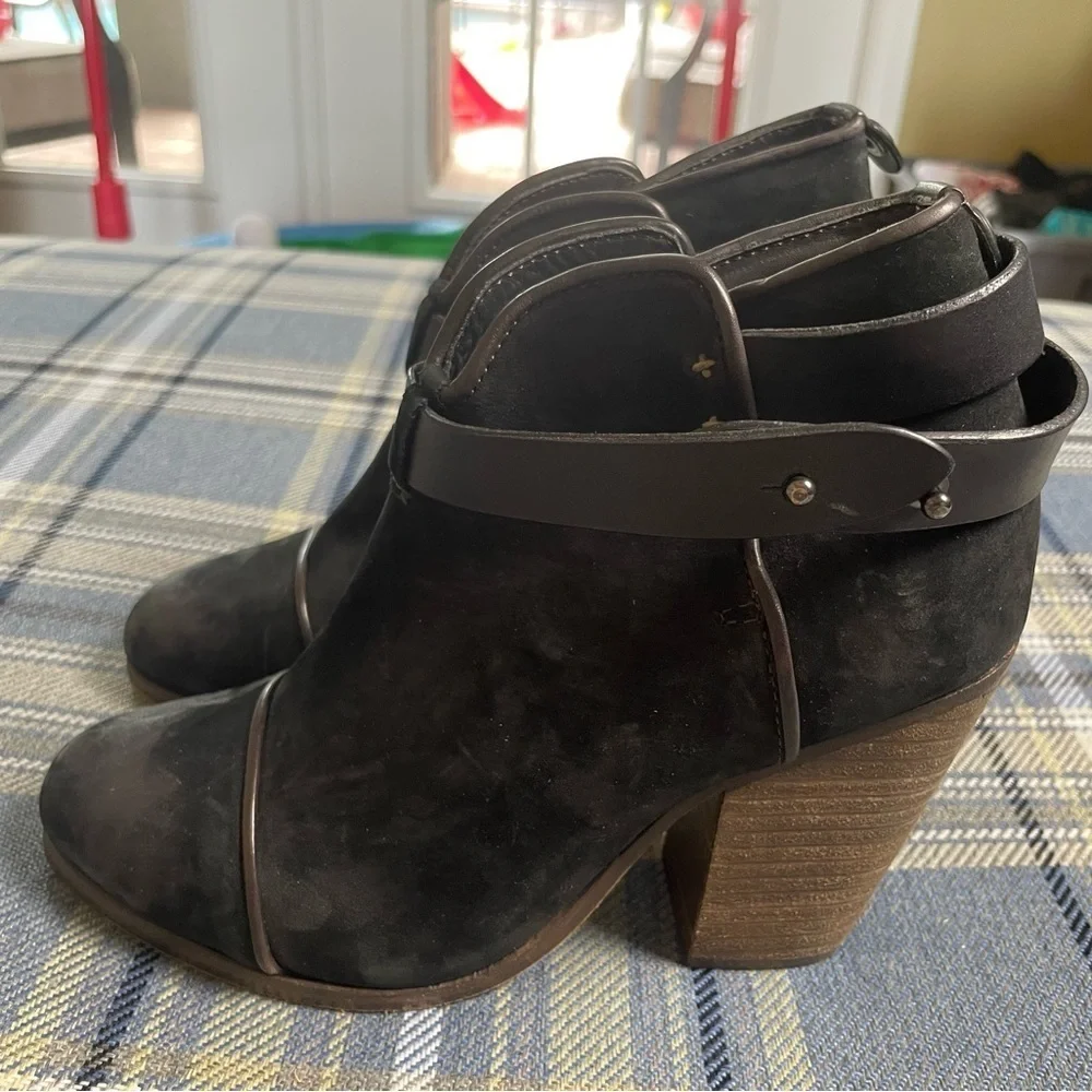 rag & bone Harrow Nubuck Booties (5)
